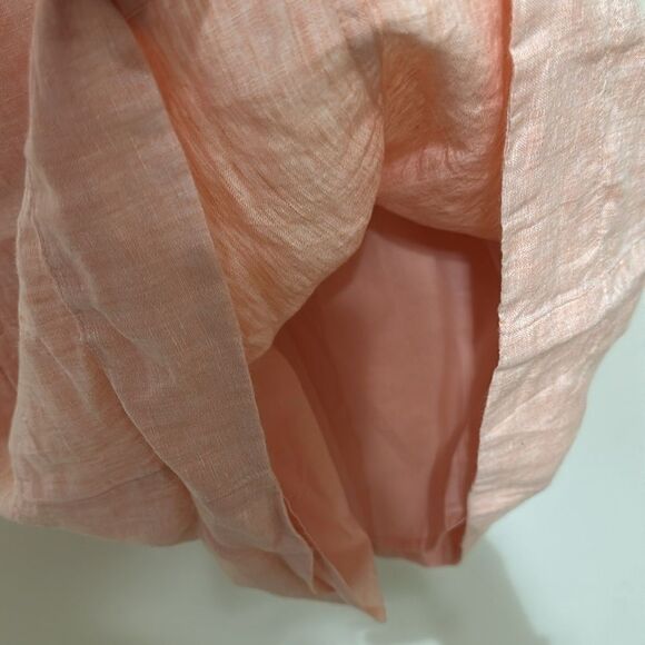 NWT J. Crew Linen Sleeveless Peach Dress size XXS - Picture 5 of 8